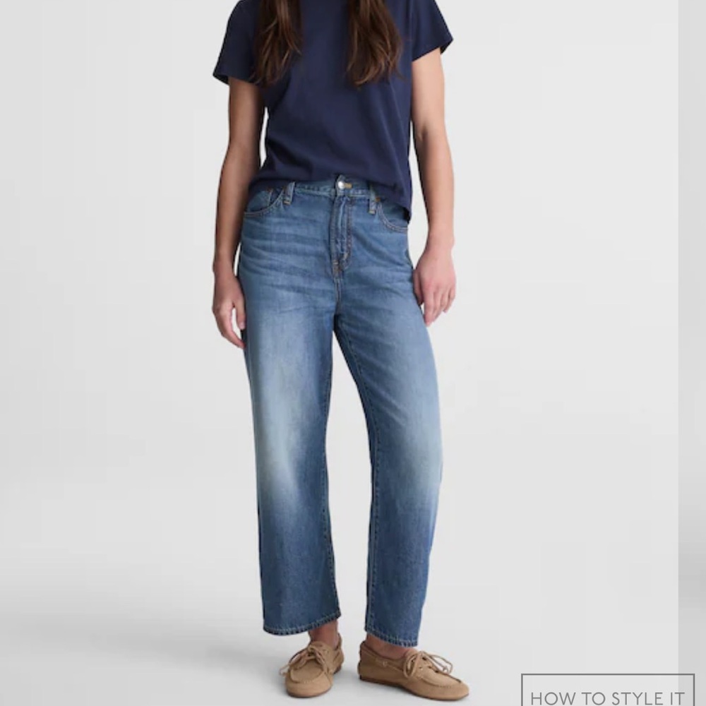Madewell the perfect vintage wide leg crop jean